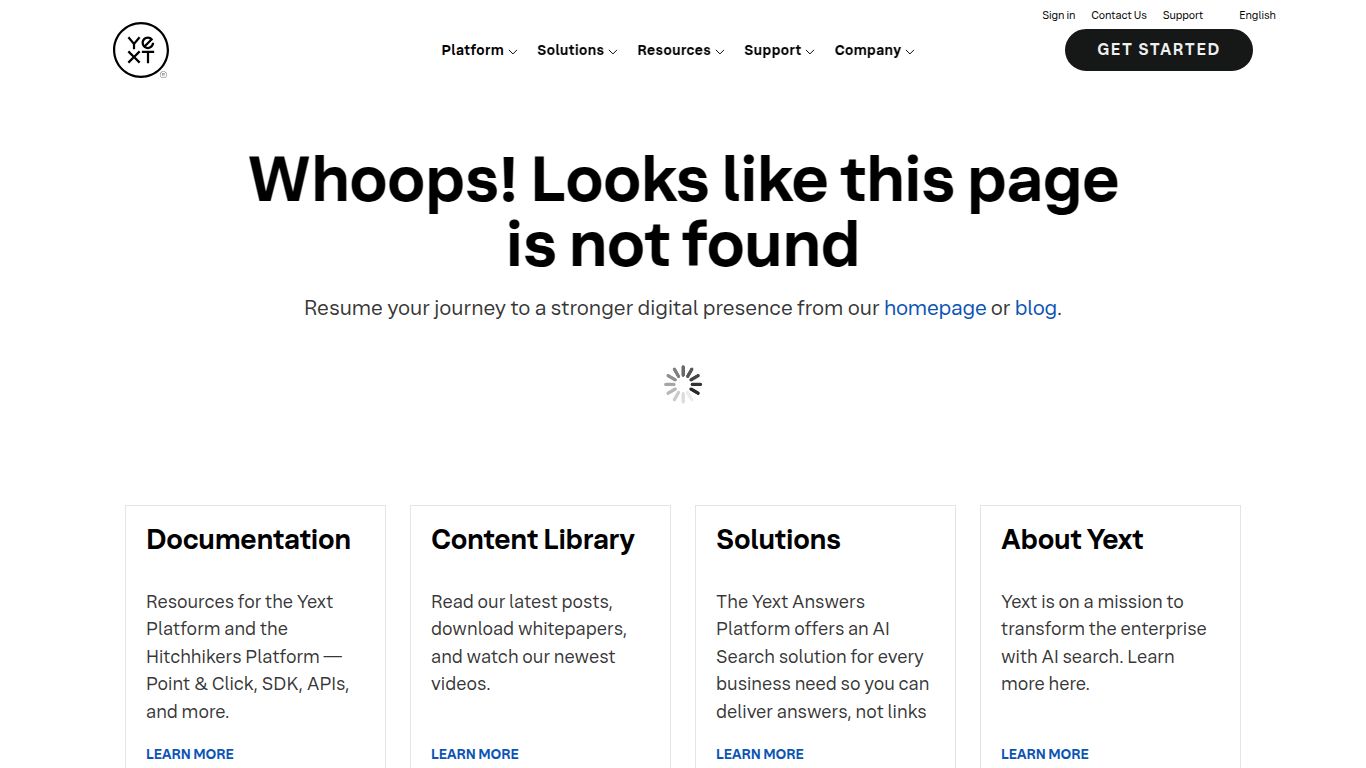 Yext Site Search (AI Answers)