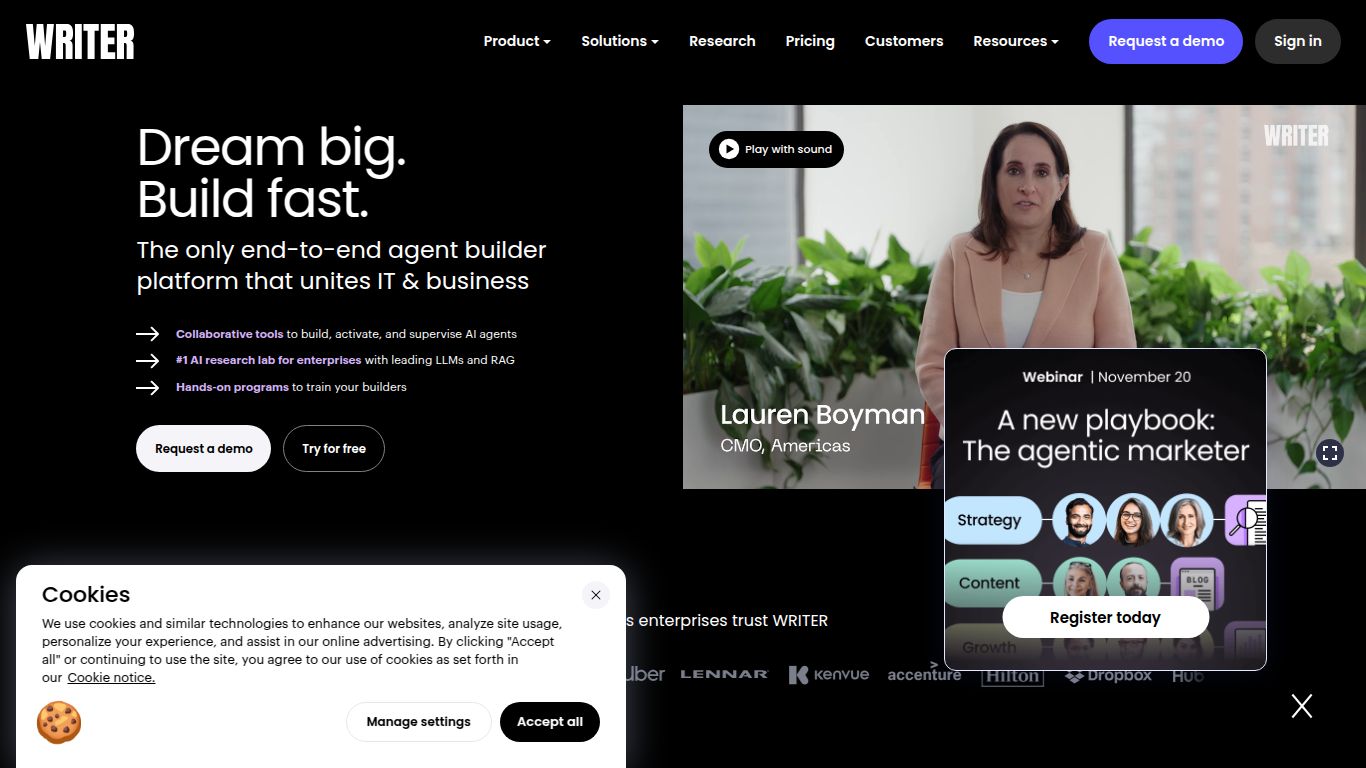 Writer — Enterprise AI Writing