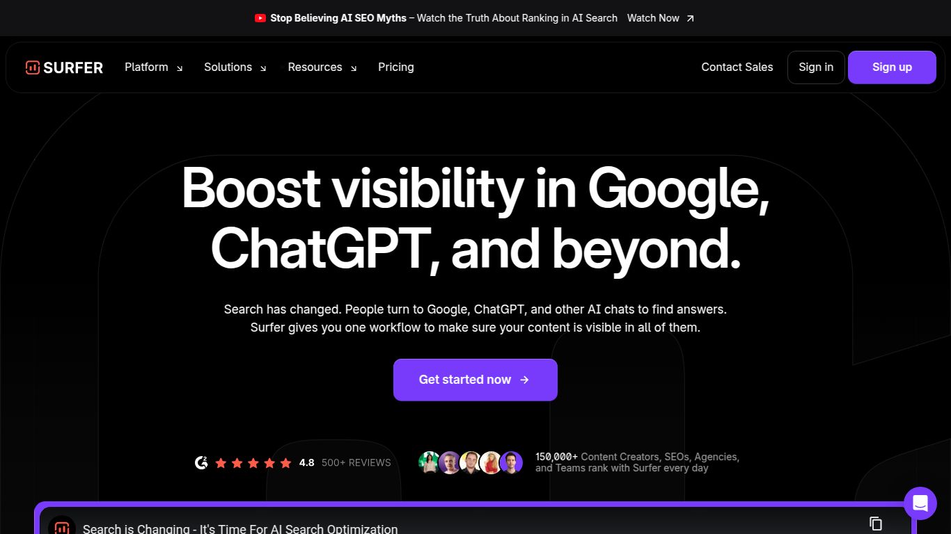 Surfer — Write SEO‑Optimized Articles