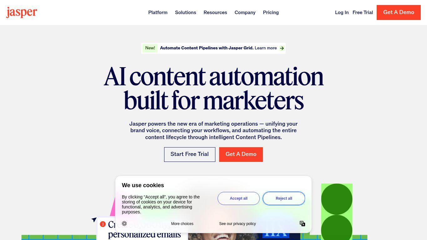 Jasper — Copy for Ads & Social