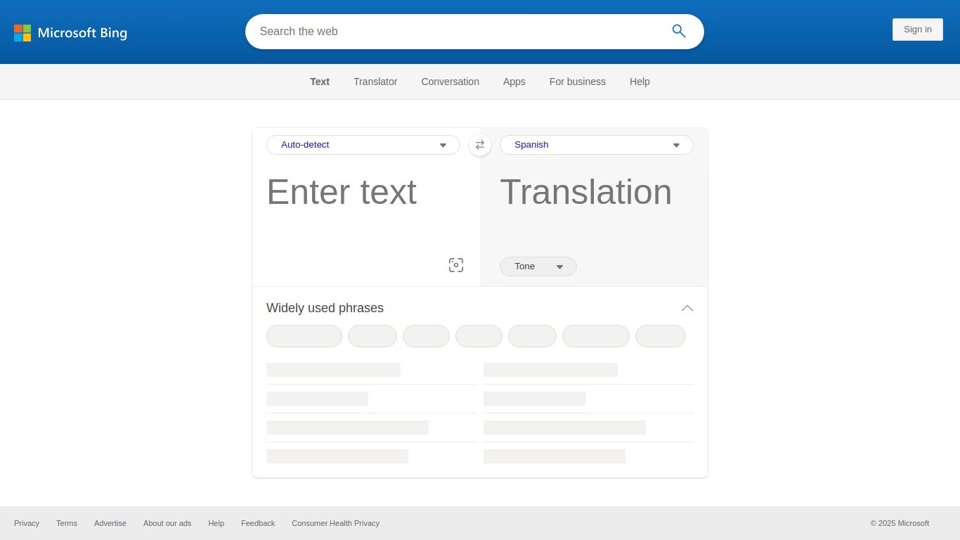 Microsoft Translator (Bing)