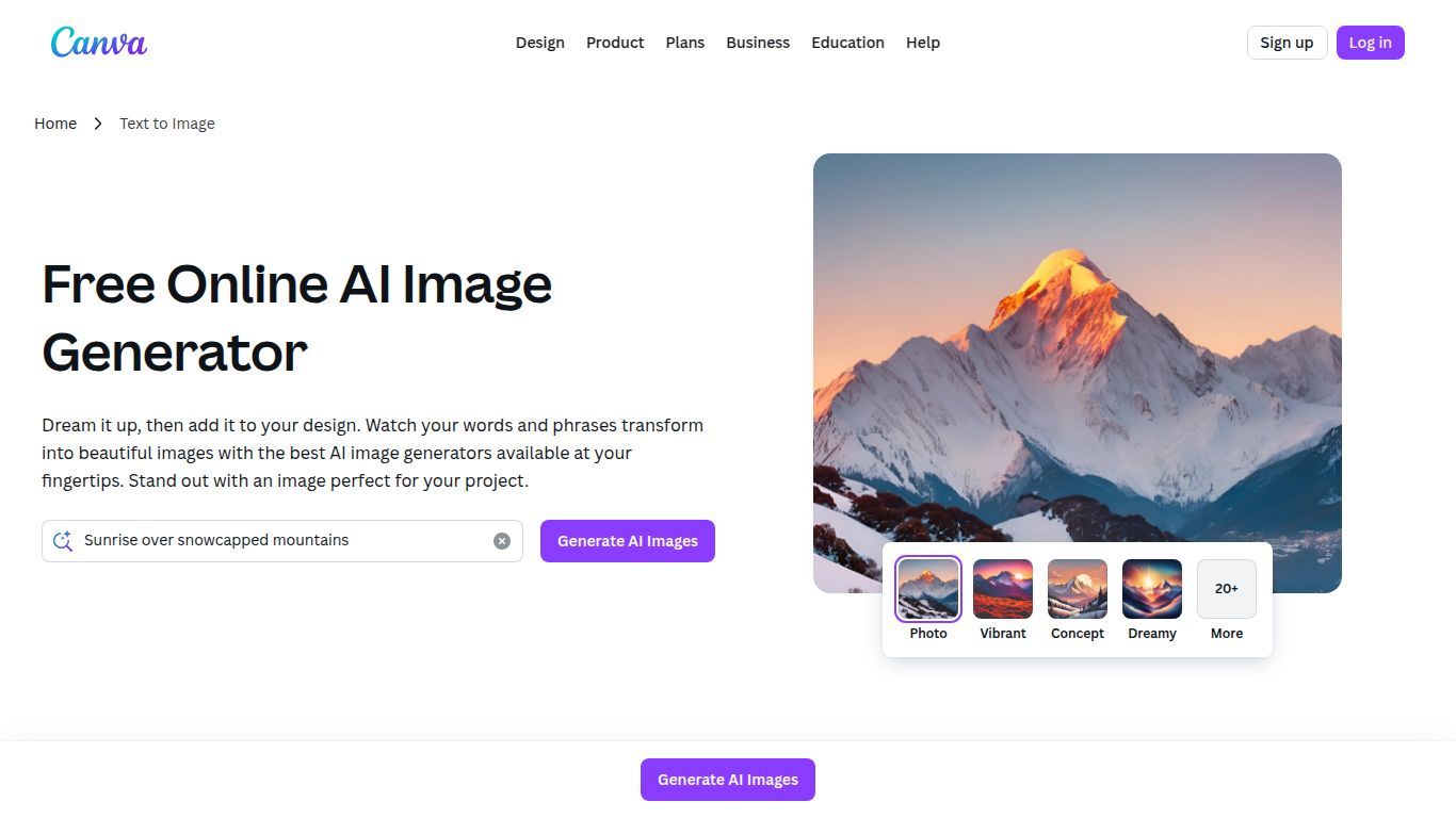 Canva — AI Image Generator