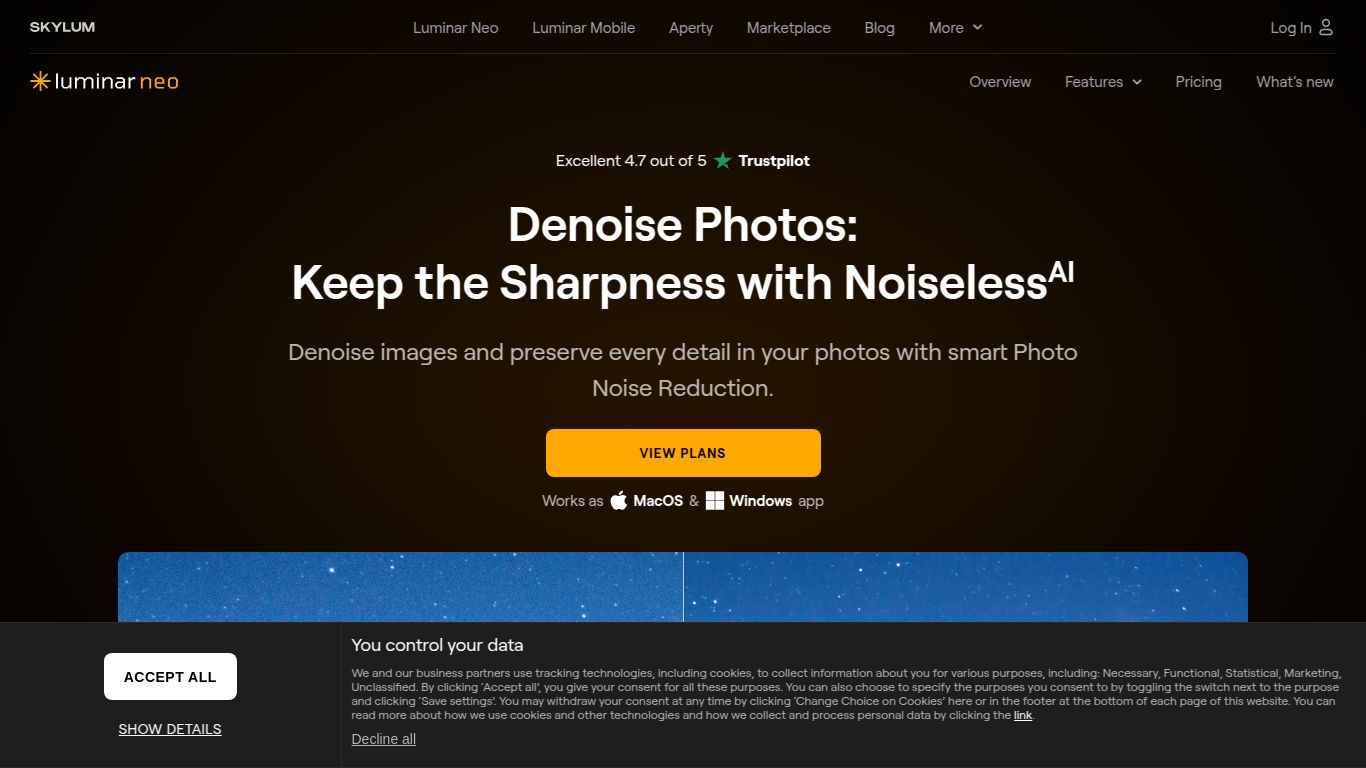 Luminar Neo — Noiseless AI
