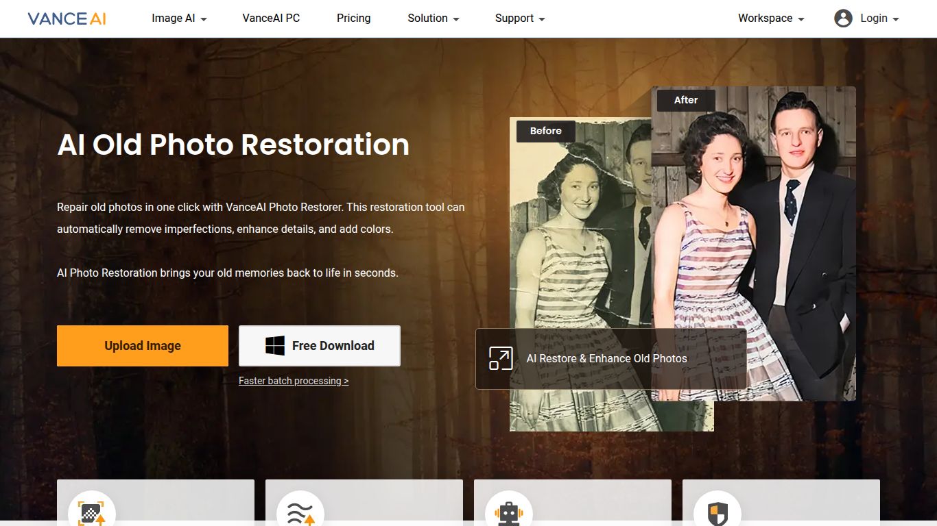 VanceAI — Old Photo Restoration