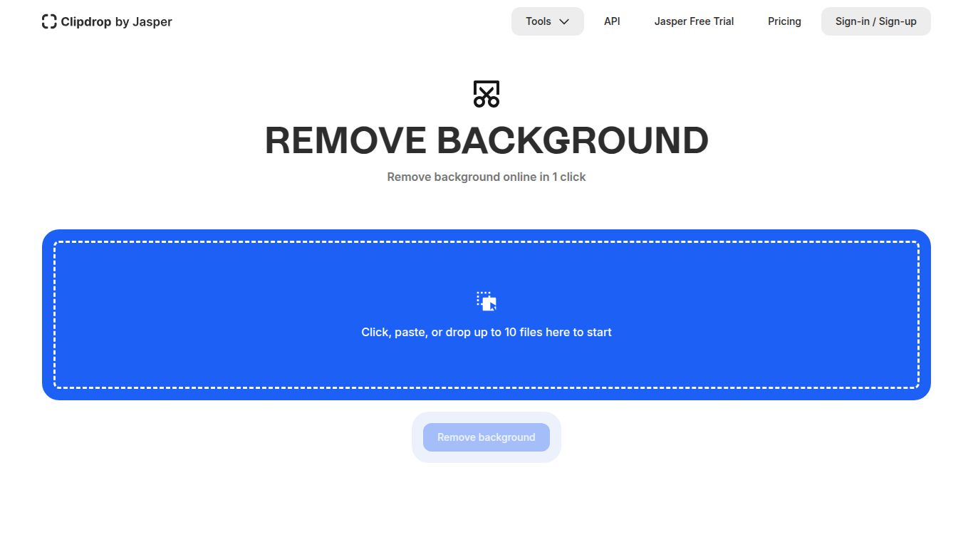 Clipdrop — Remove Background