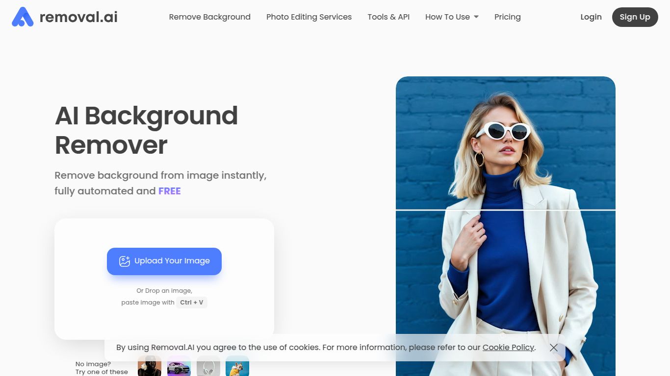 Removal.AI — Image Background Remover