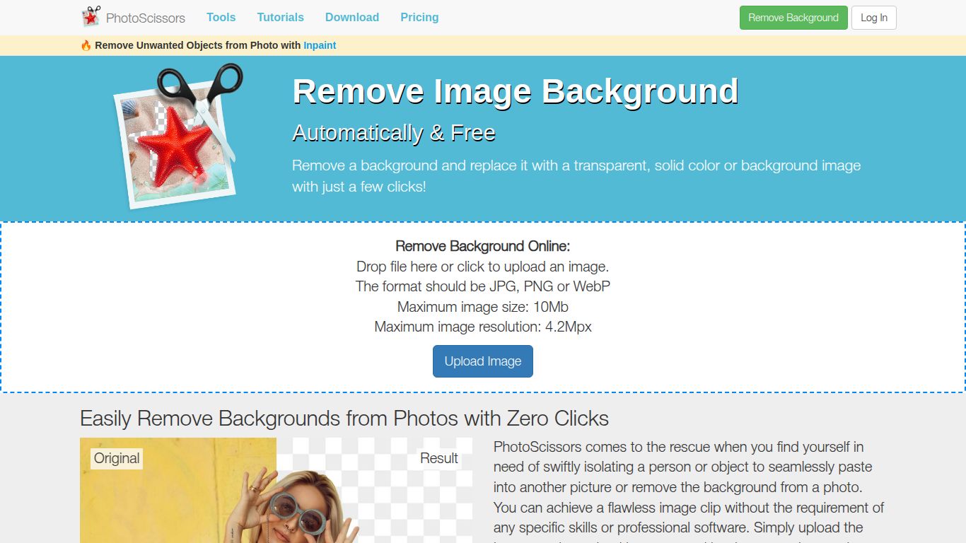 PhotoScissors — Background Remover