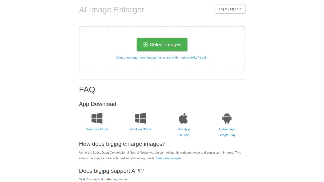 Bigjpg — AI Super-Resolution