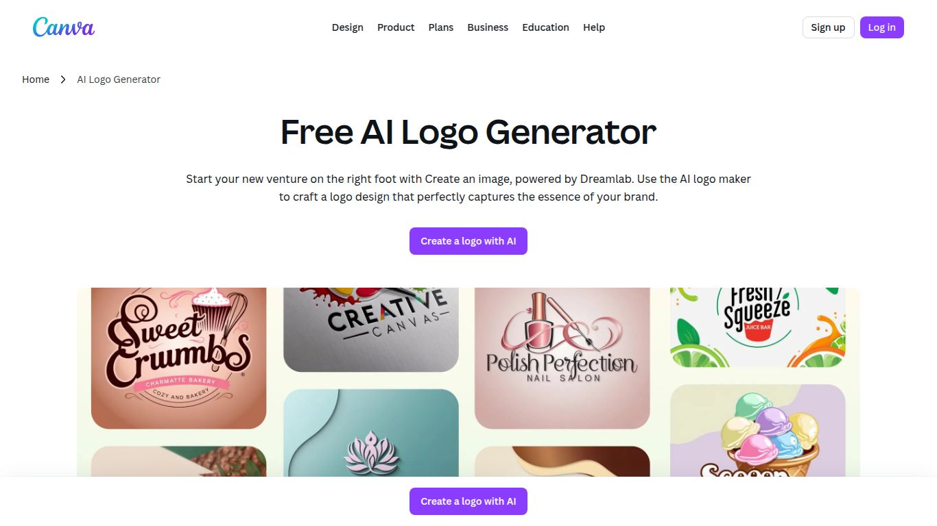 Canva — AI Logo Generator