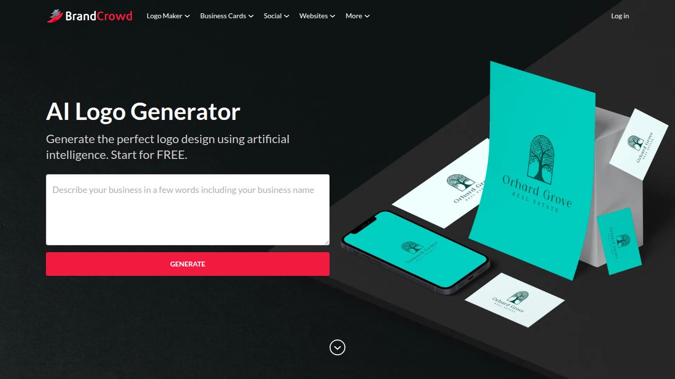 BrandCrowd — AI Logo Generator