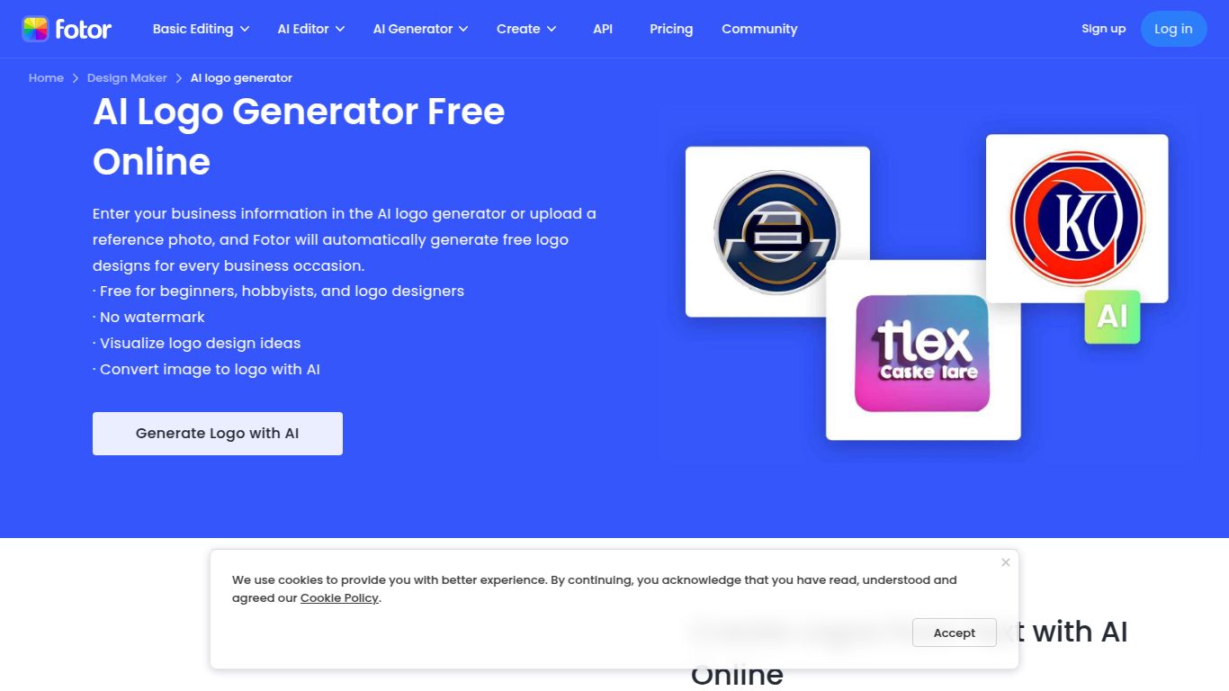 Fotor — AI Logo Generator
