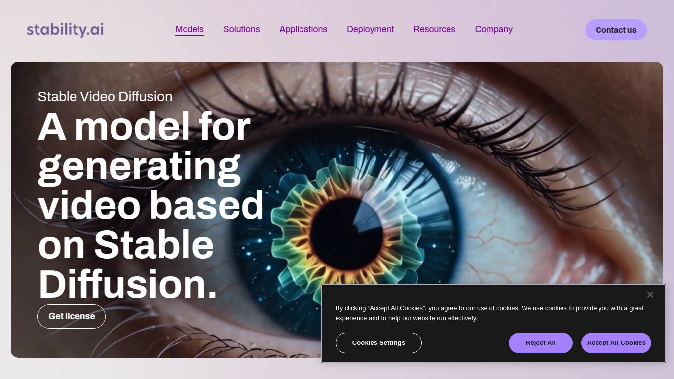 Stability AI — Stable Video Diffusion