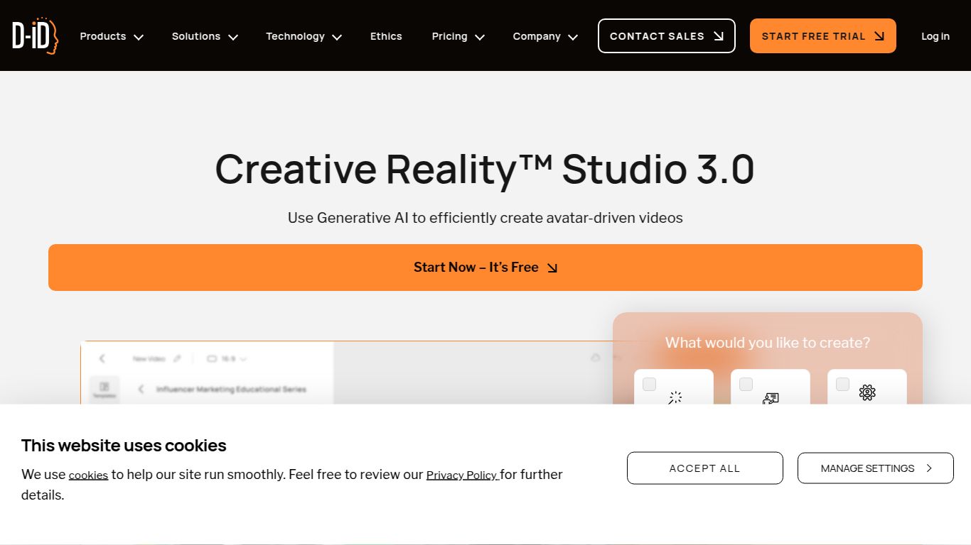 D-ID — Creative Reality Studio