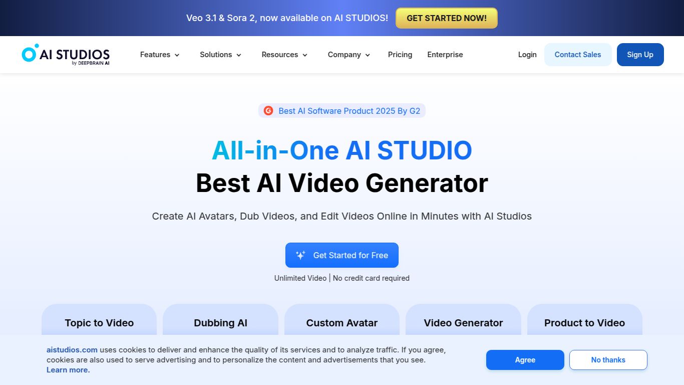 DeepBrain AI — AI Studios