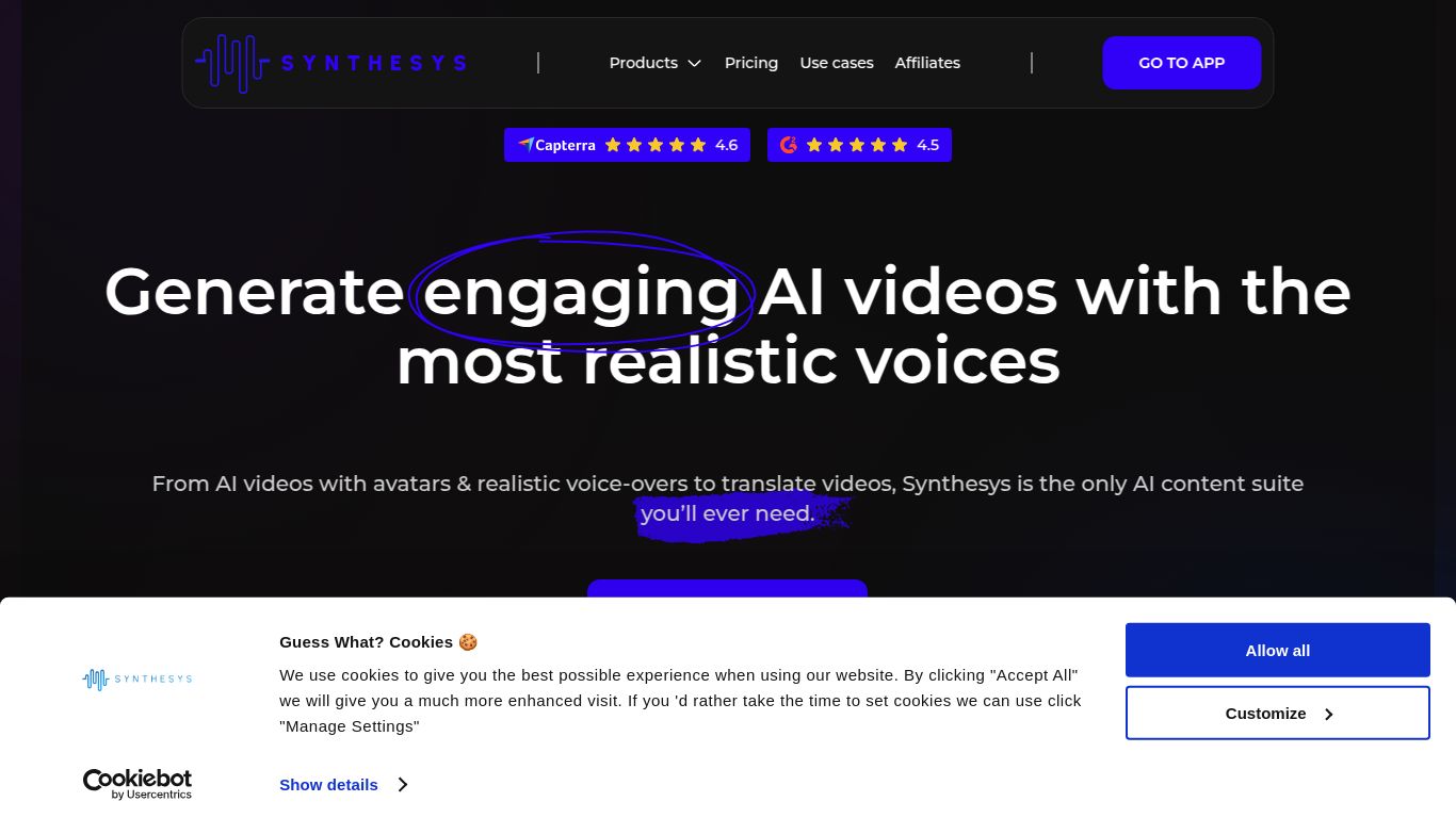 Synthesys — Humatars & Video Suite