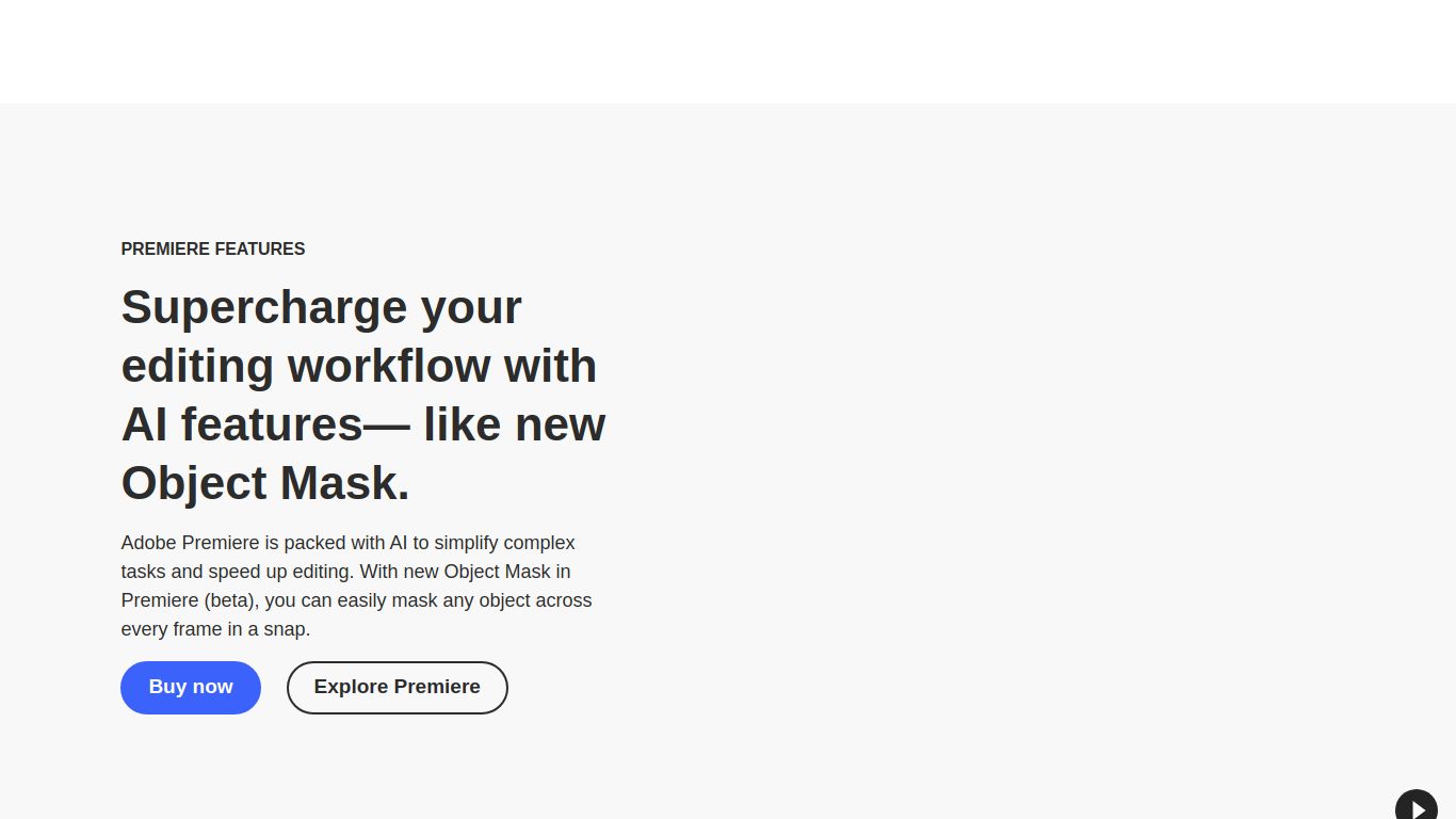 Adobe Premiere Pro — AI Editing & Enhance