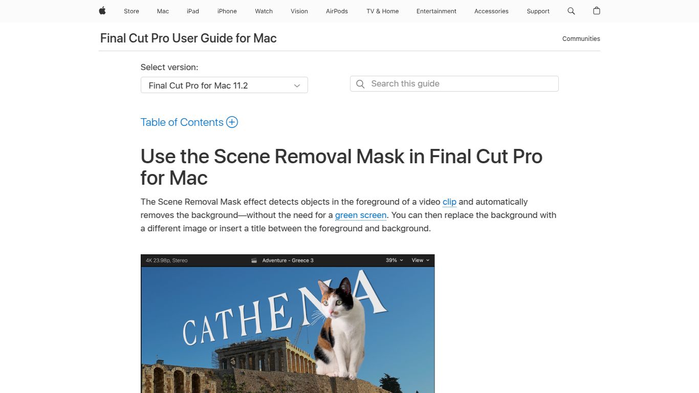 Final Cut Pro — ML Masks & Captions