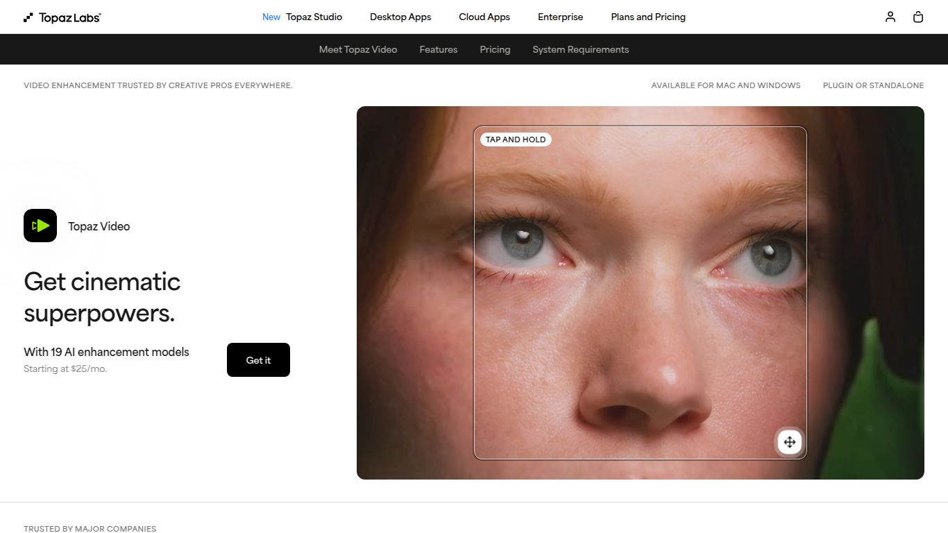 Topaz Video — Upscale & Enhance