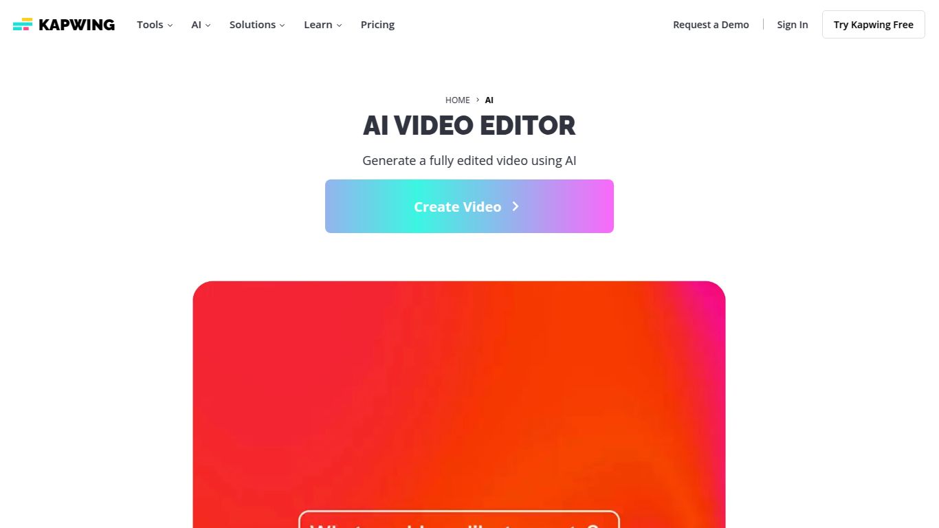 Kapwing — AI Assist & Generators