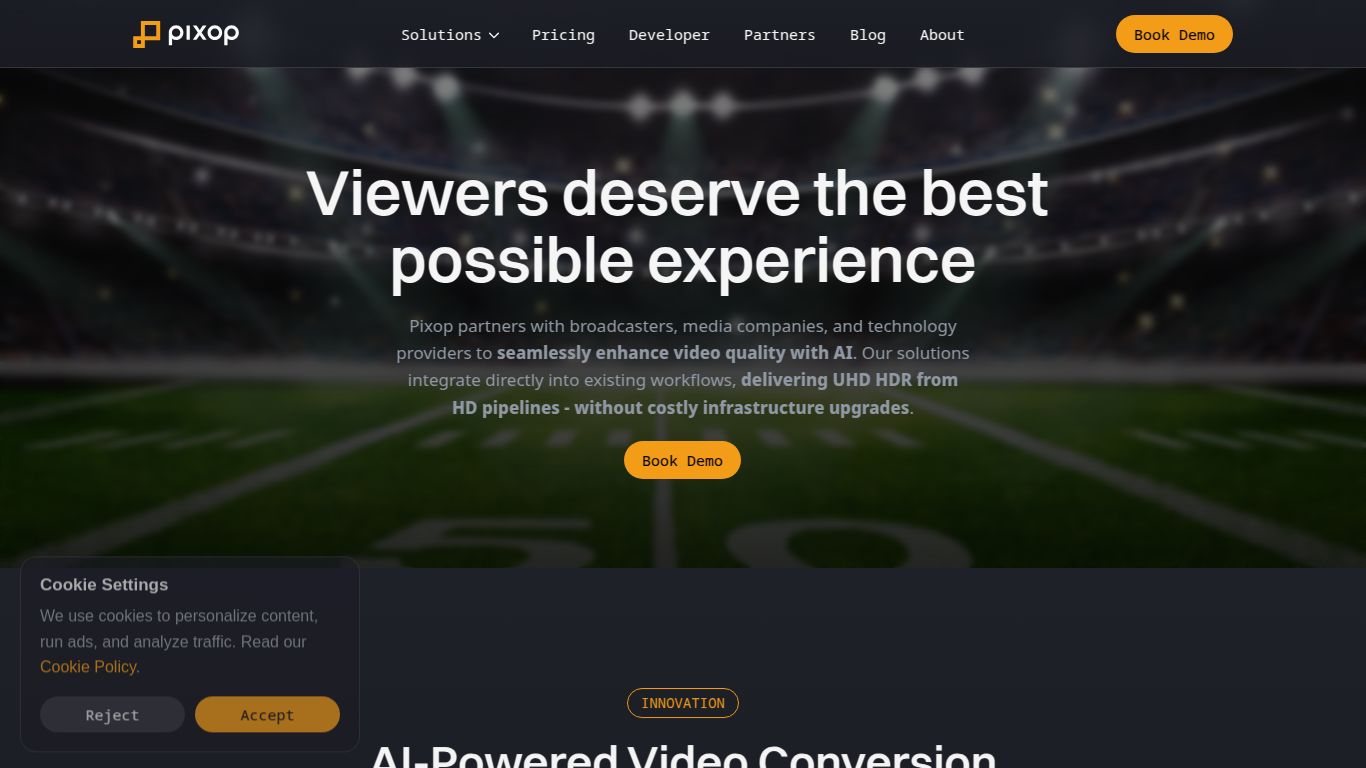 Pixop — Cloud Video Enhancement