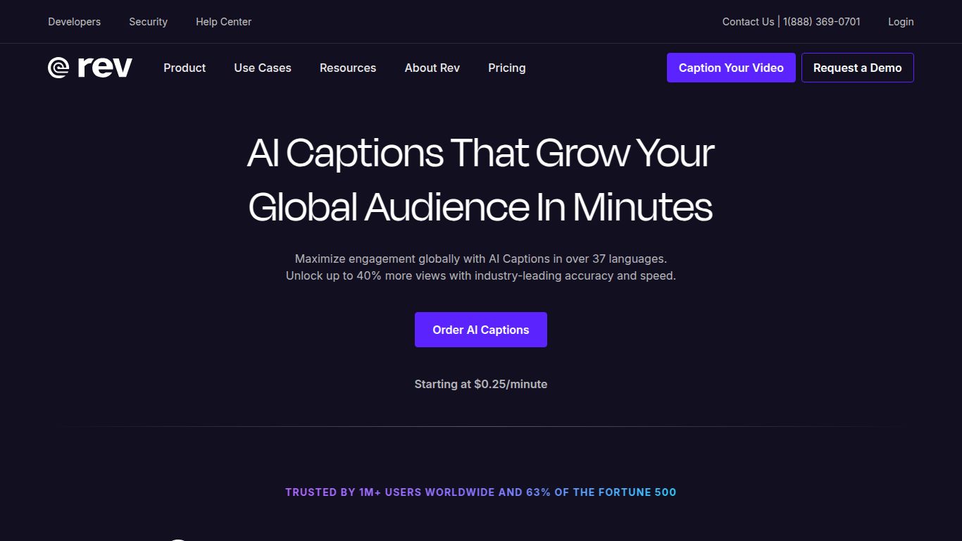 Rev — AI Captions & Live Captions