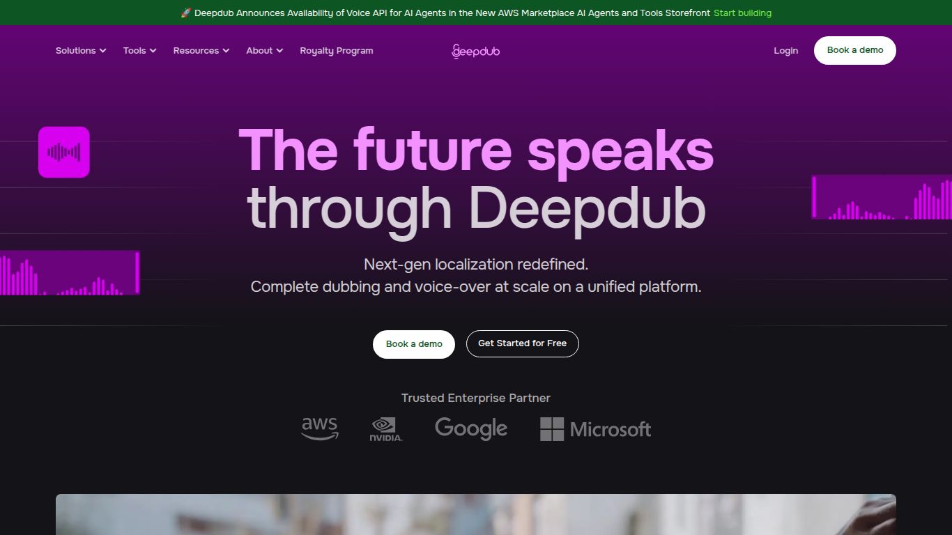 Deepdub — Enterprise Dubbing Platform