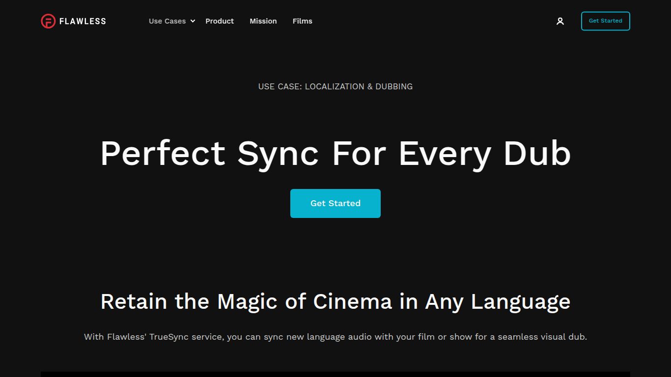Flawless — TrueSync Visual Dubbing