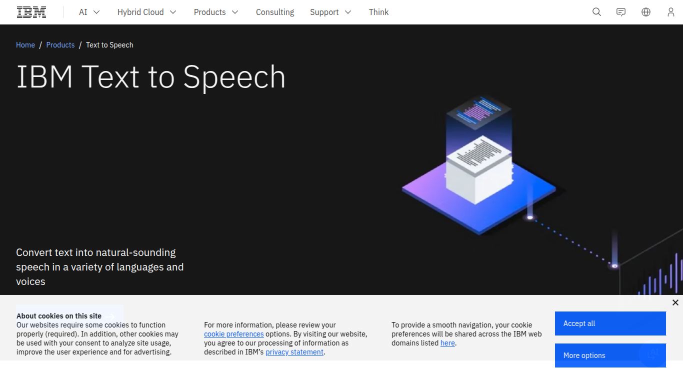 IBM Watson Text-to-Speech