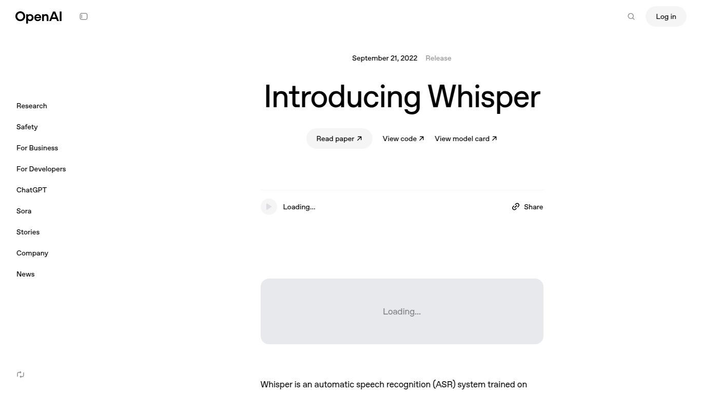 OpenAI Whisper