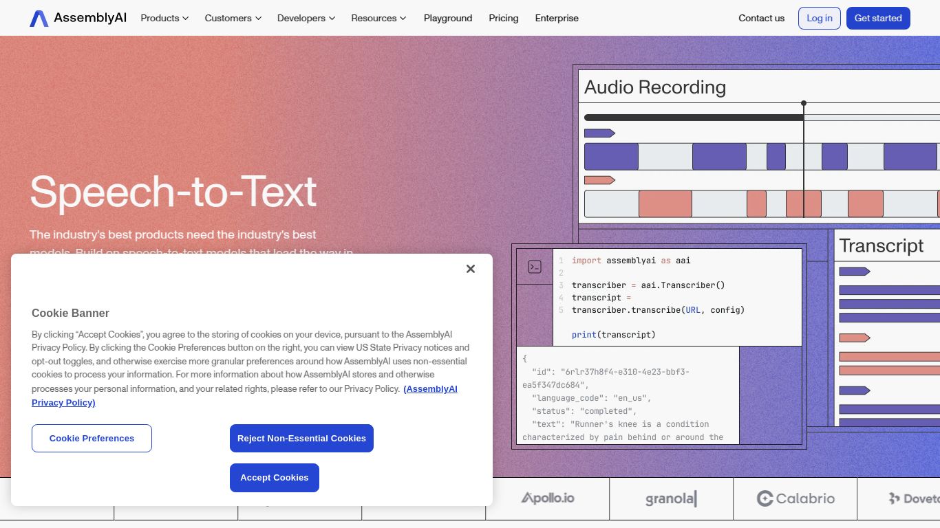 AssemblyAI Speech-to-Text