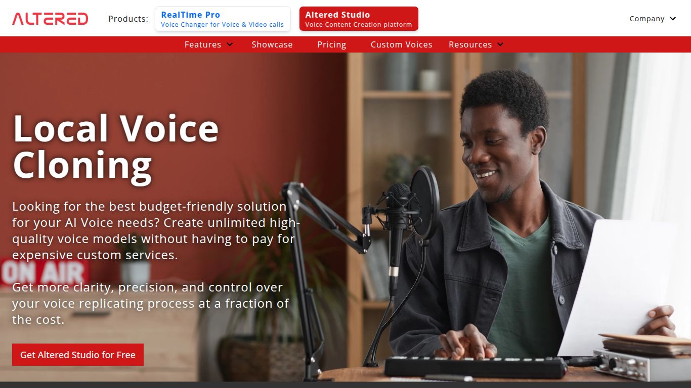 Altered — Rapid & Local Voice Cloning
