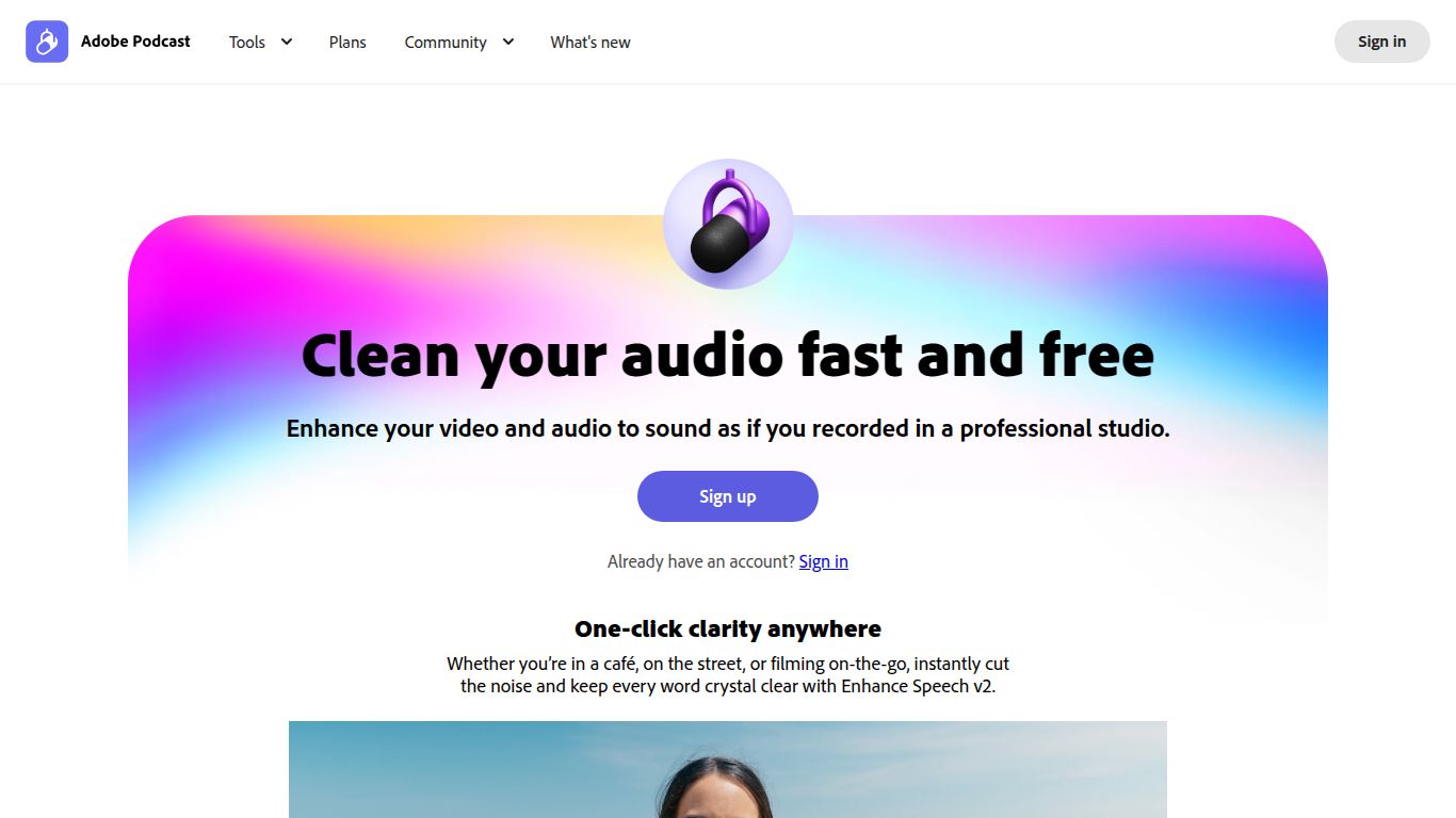 Adobe Podcast AI — Enhance Speech