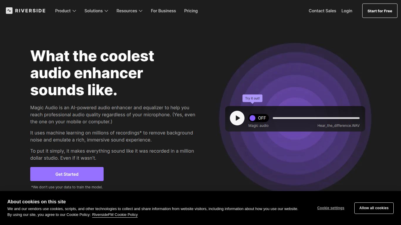Riverside — Magic Audio