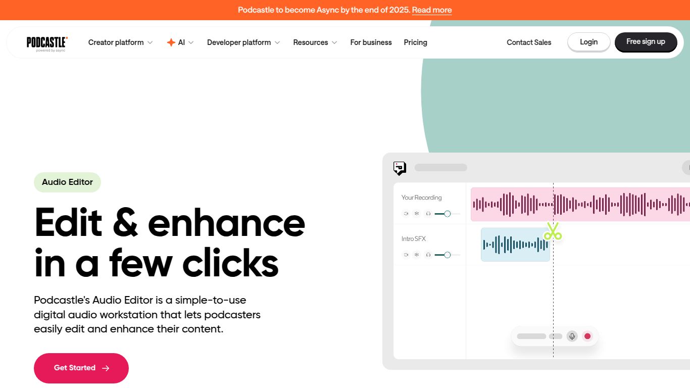 Podcastle — Audio Editor