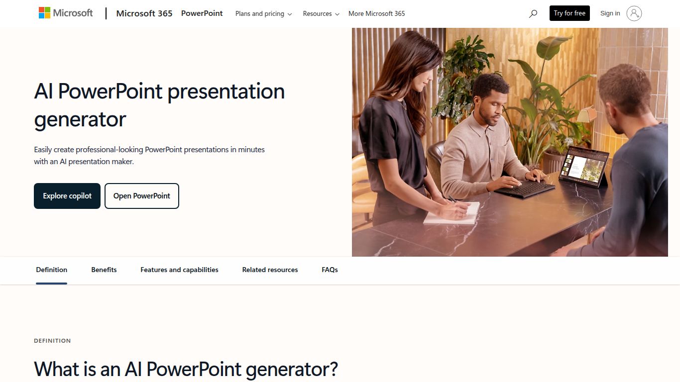 Microsoft Copilot in PowerPoint