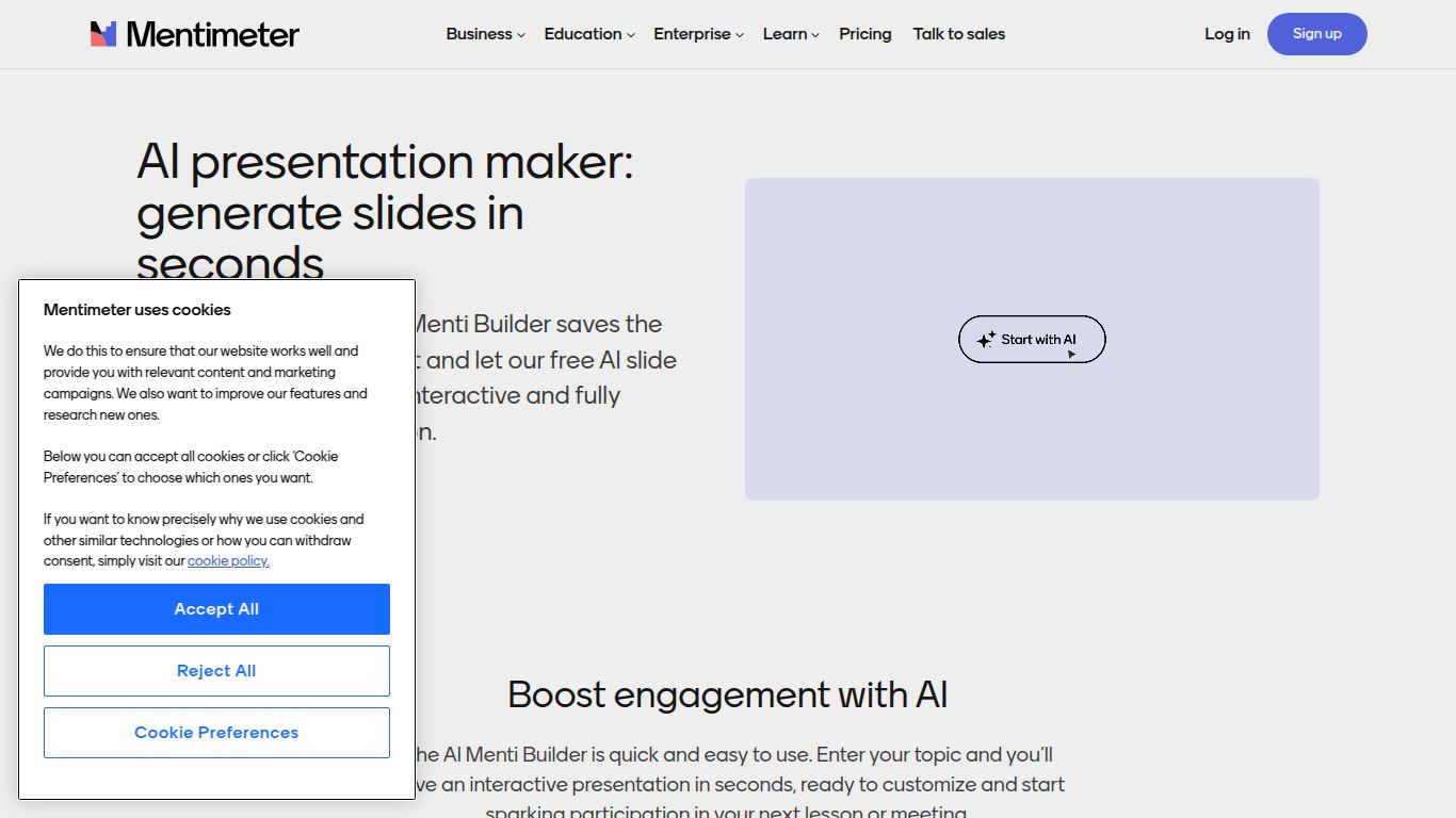 Mentimeter — AI Menti Builder