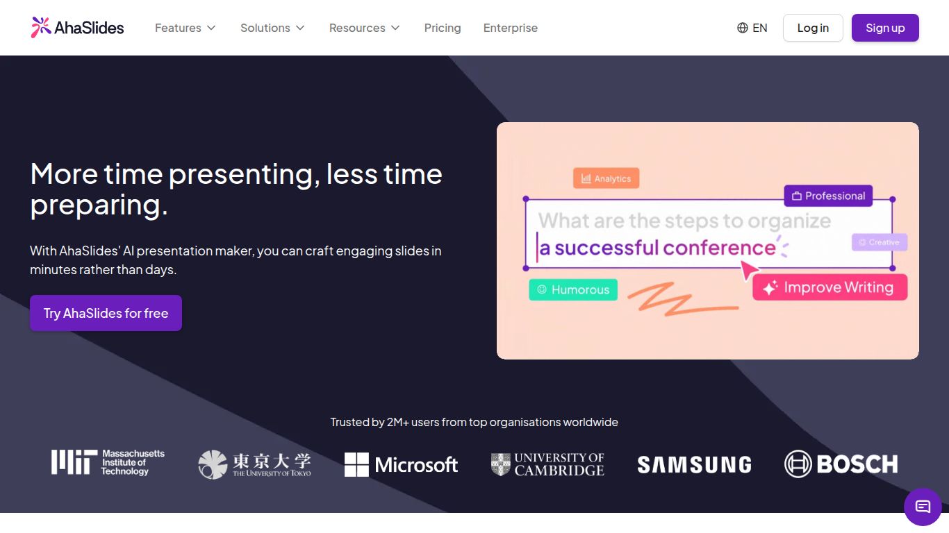AhaSlides — AI Presentation Maker