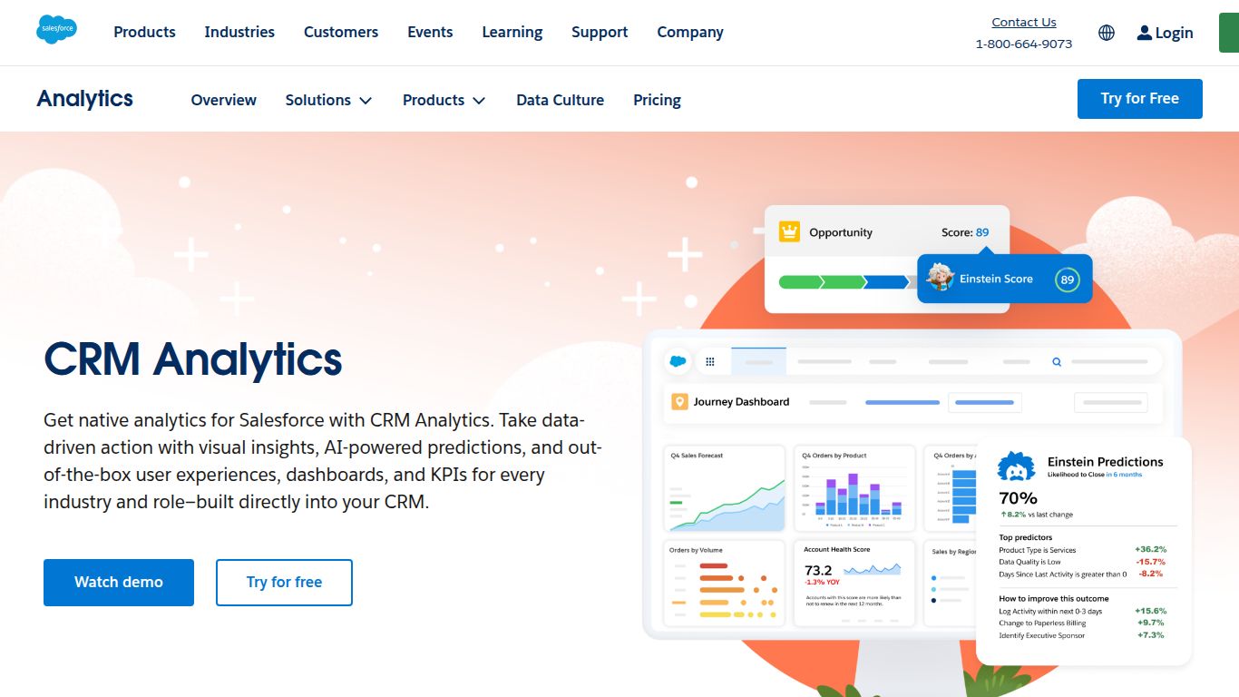 Salesforce CRM Analytics (Einstein Discovery)