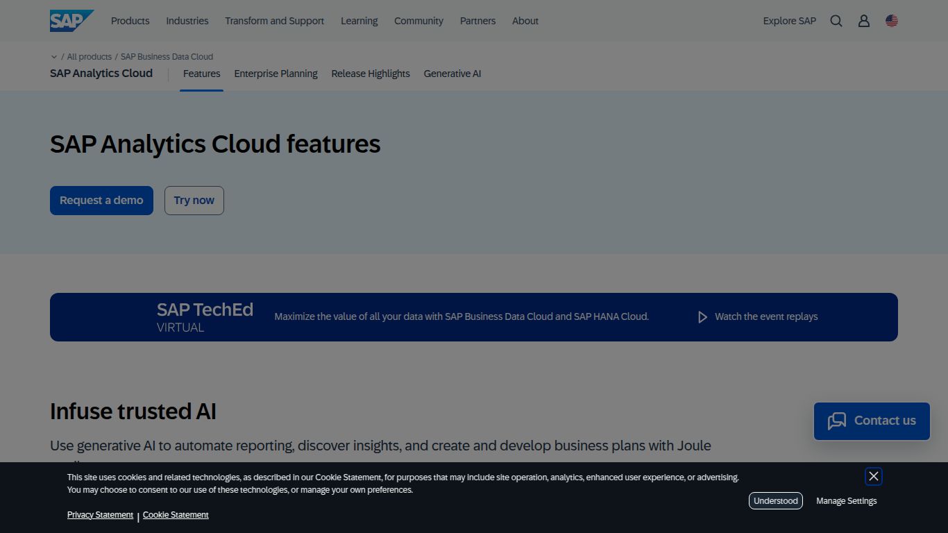 SAP Analytics Cloud — Joule Copilot