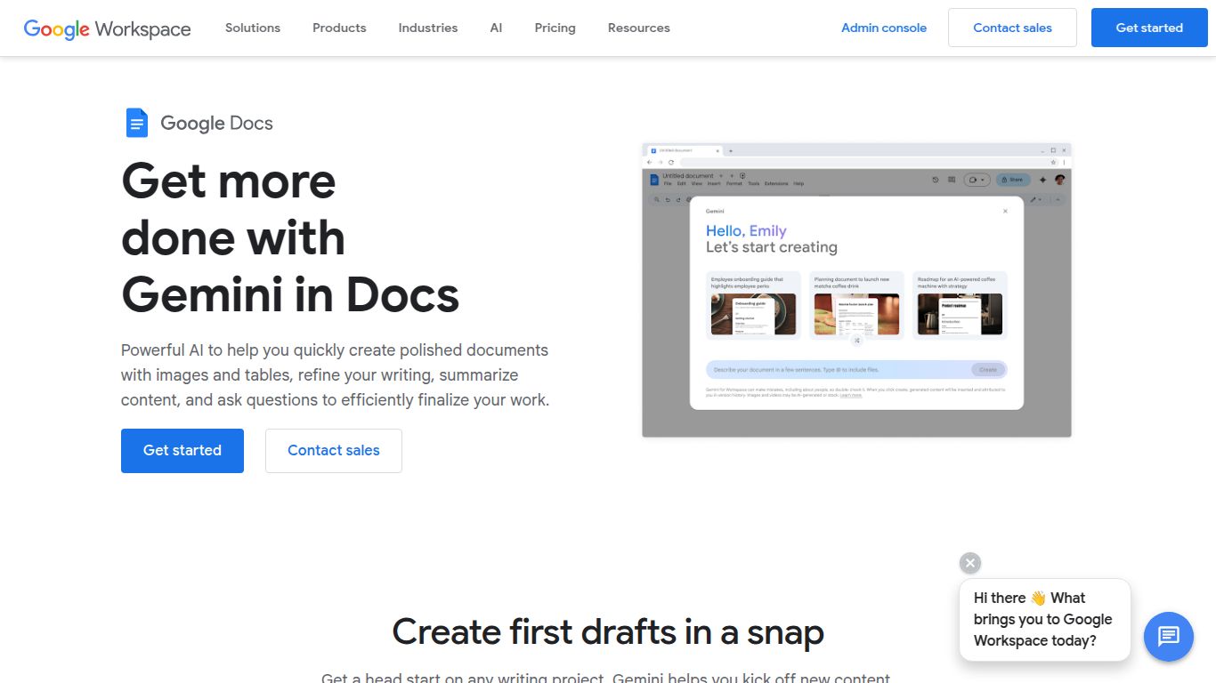 Google Docs with Gemini