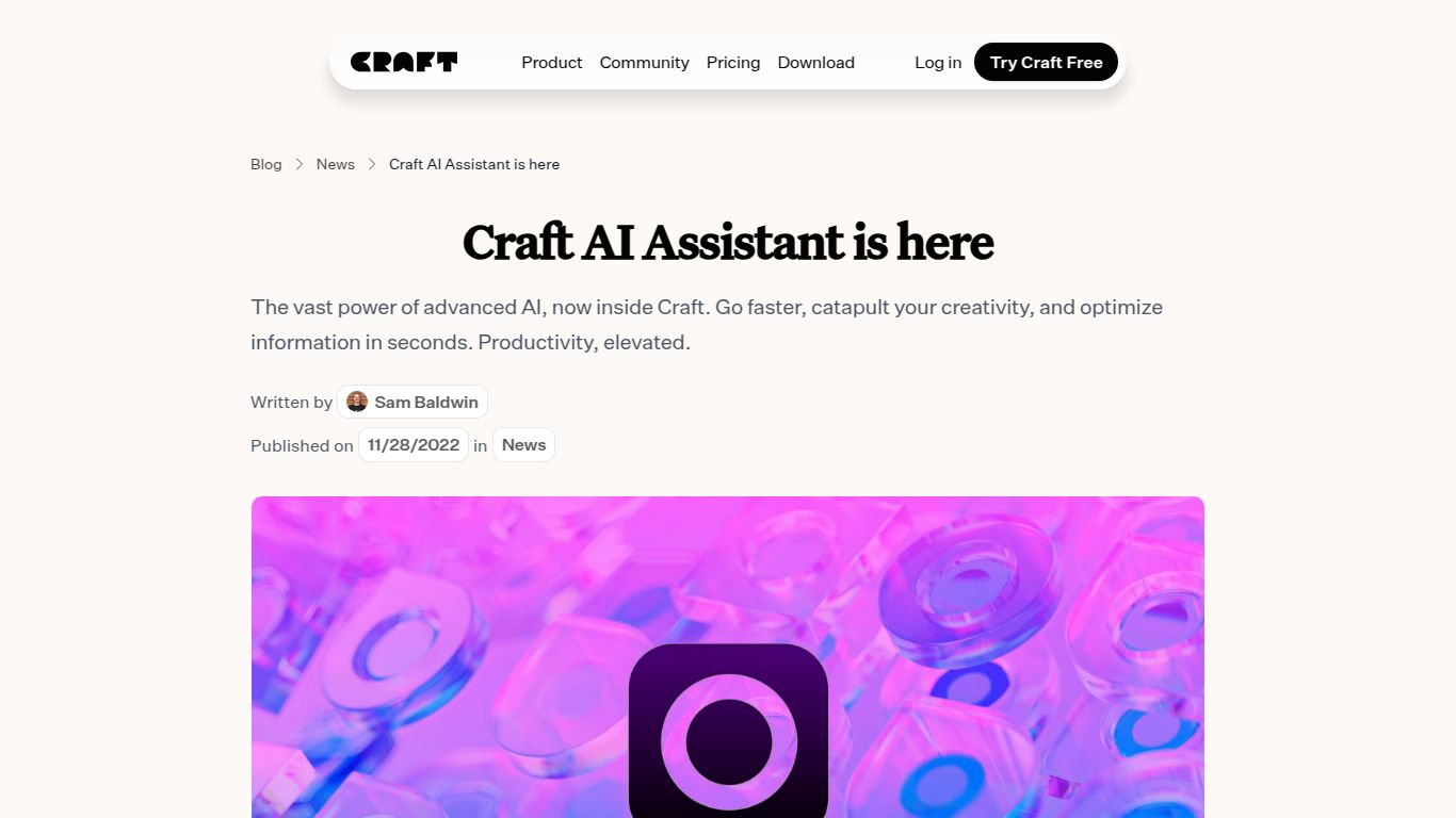 Craft AI Assistant