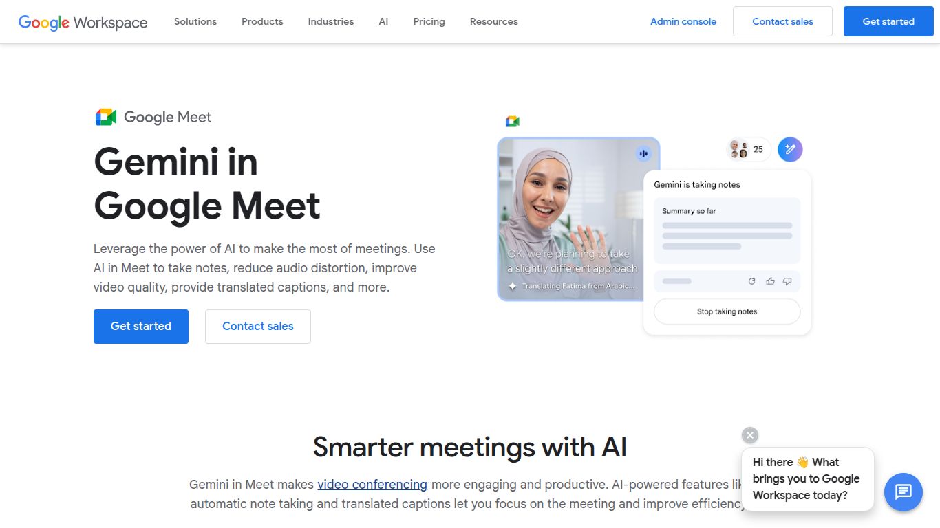 Google Meet — Gemini Notes