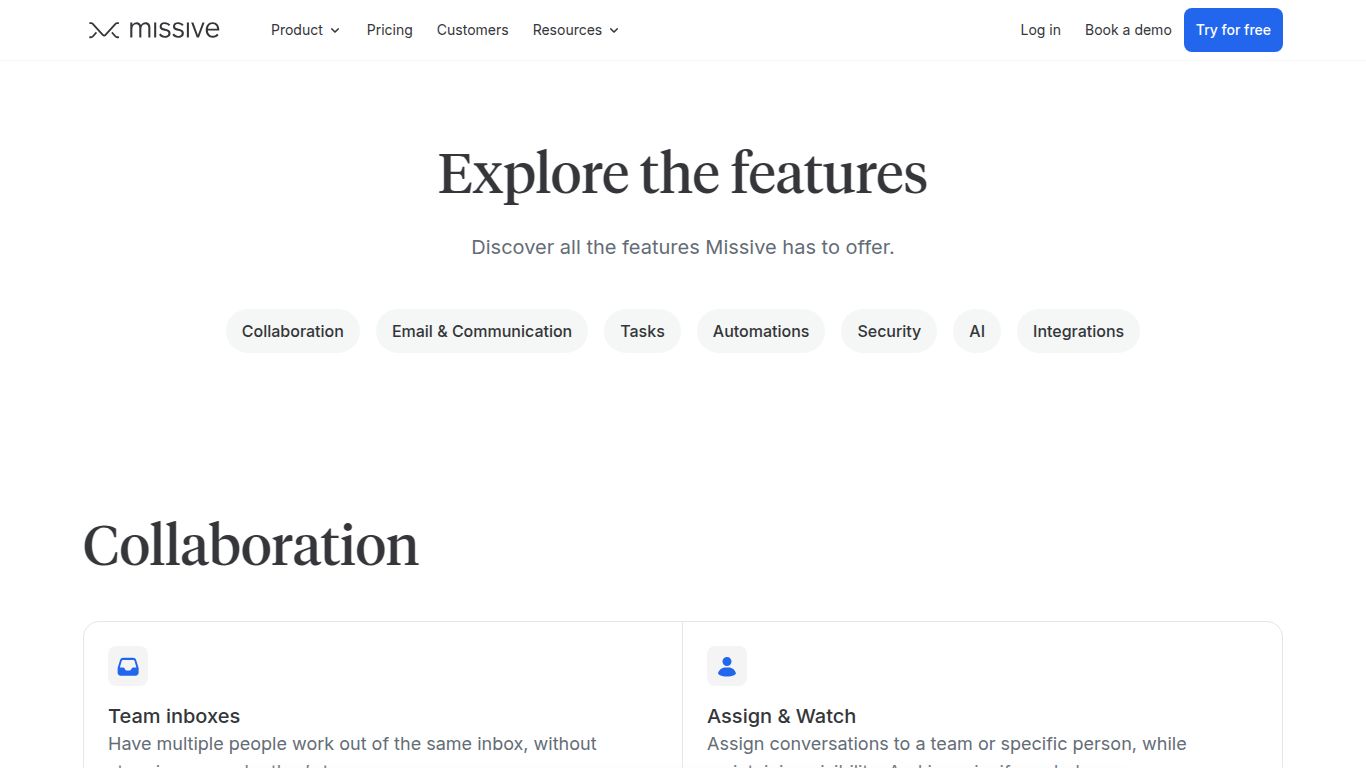 Missive (AI features)