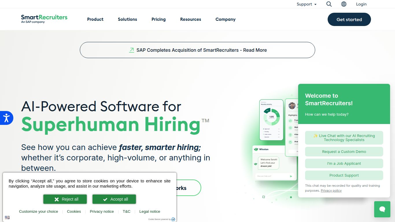 SmartRecruiters — AI Recruiting Suite