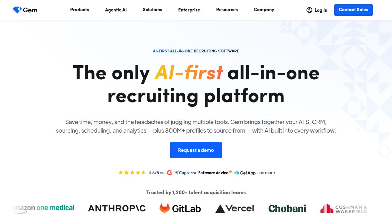 Gem — AI-First Recruiting Platform