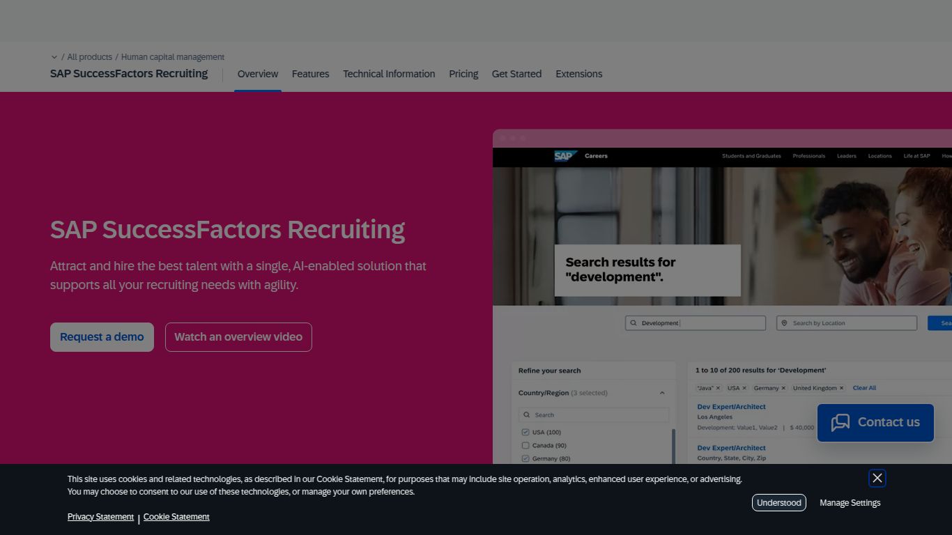 SAP SuccessFactors Recruiting — AI-Enabled