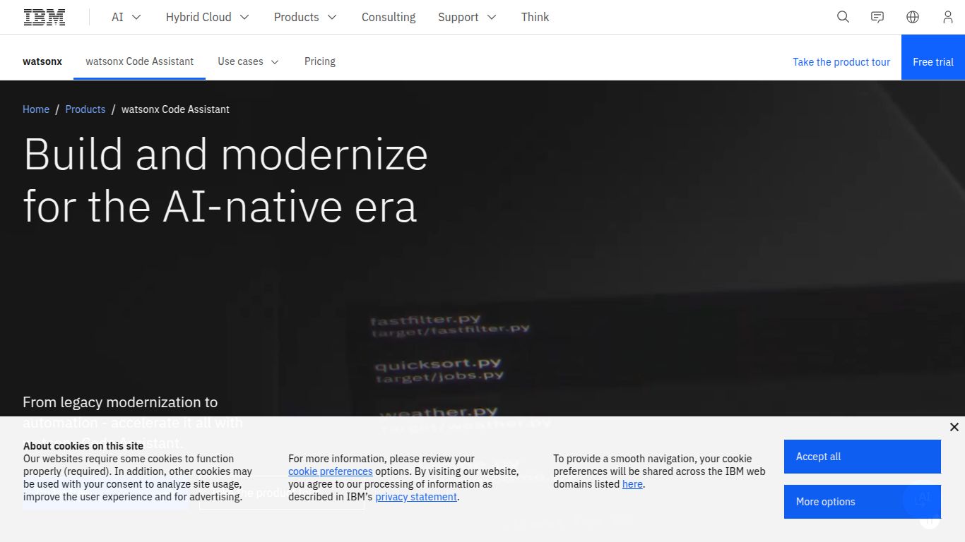 IBM watsonx Code Assistant