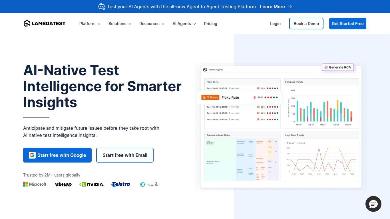 LambdaTest — AI-Native Test Intelligence