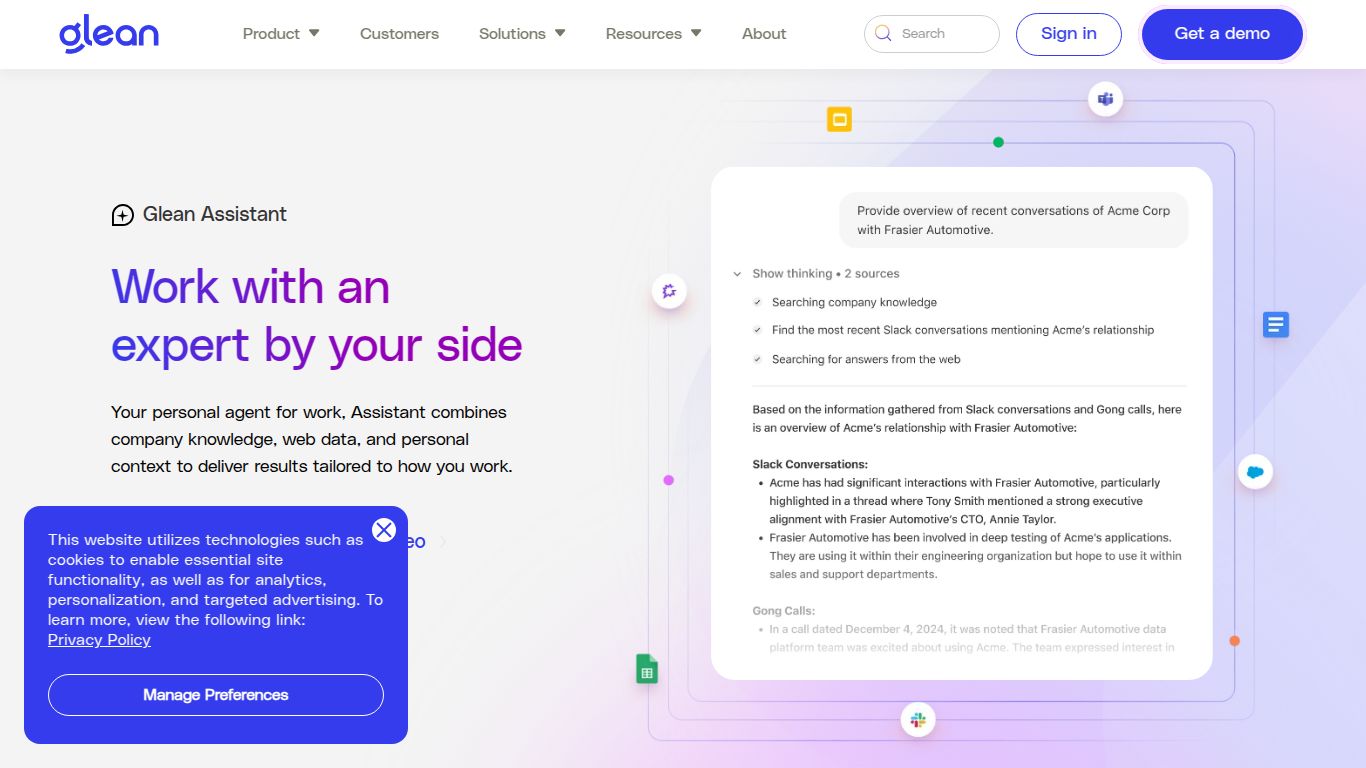 Glean Assistant & Chat