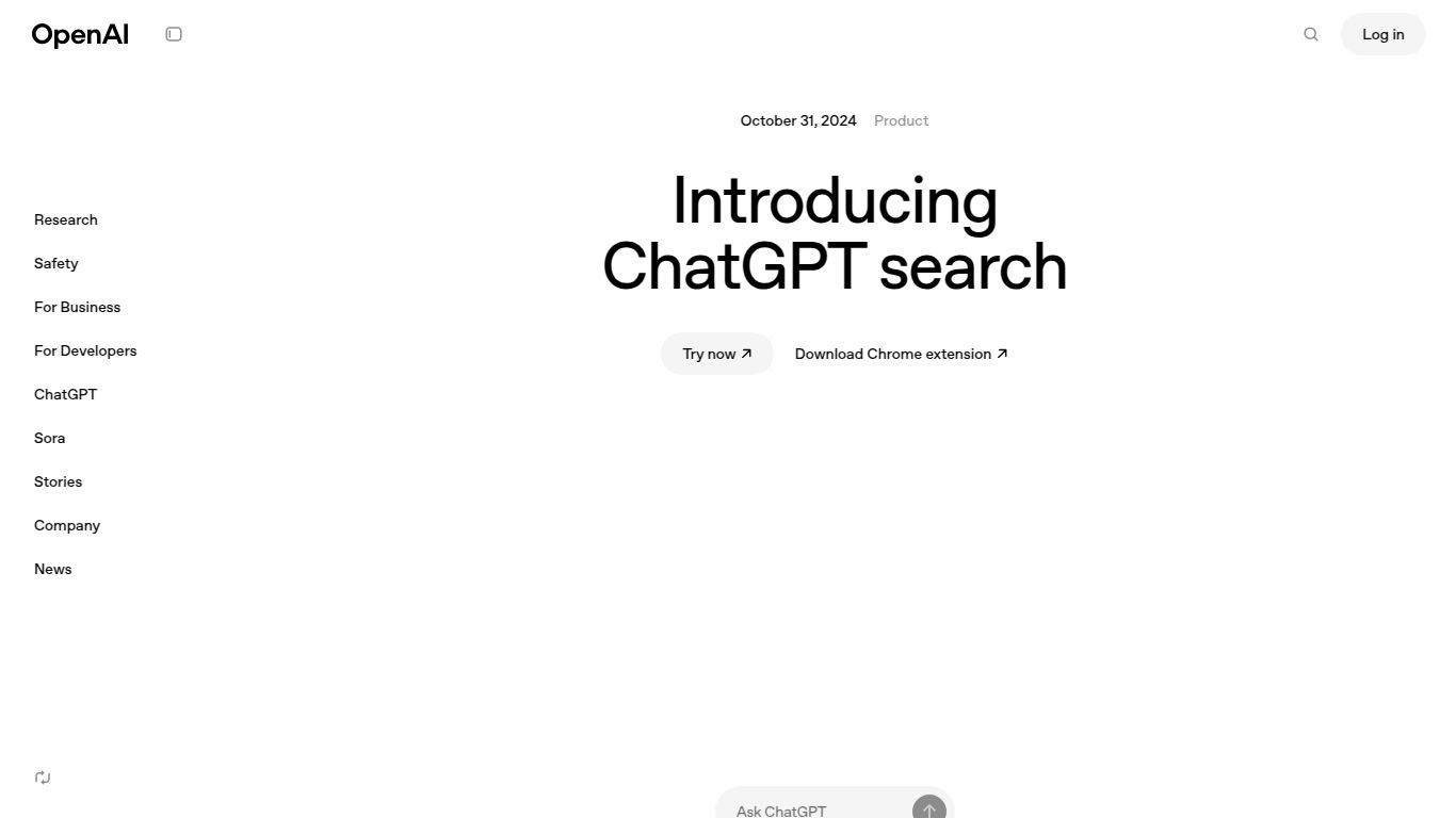 ChatGPT Search